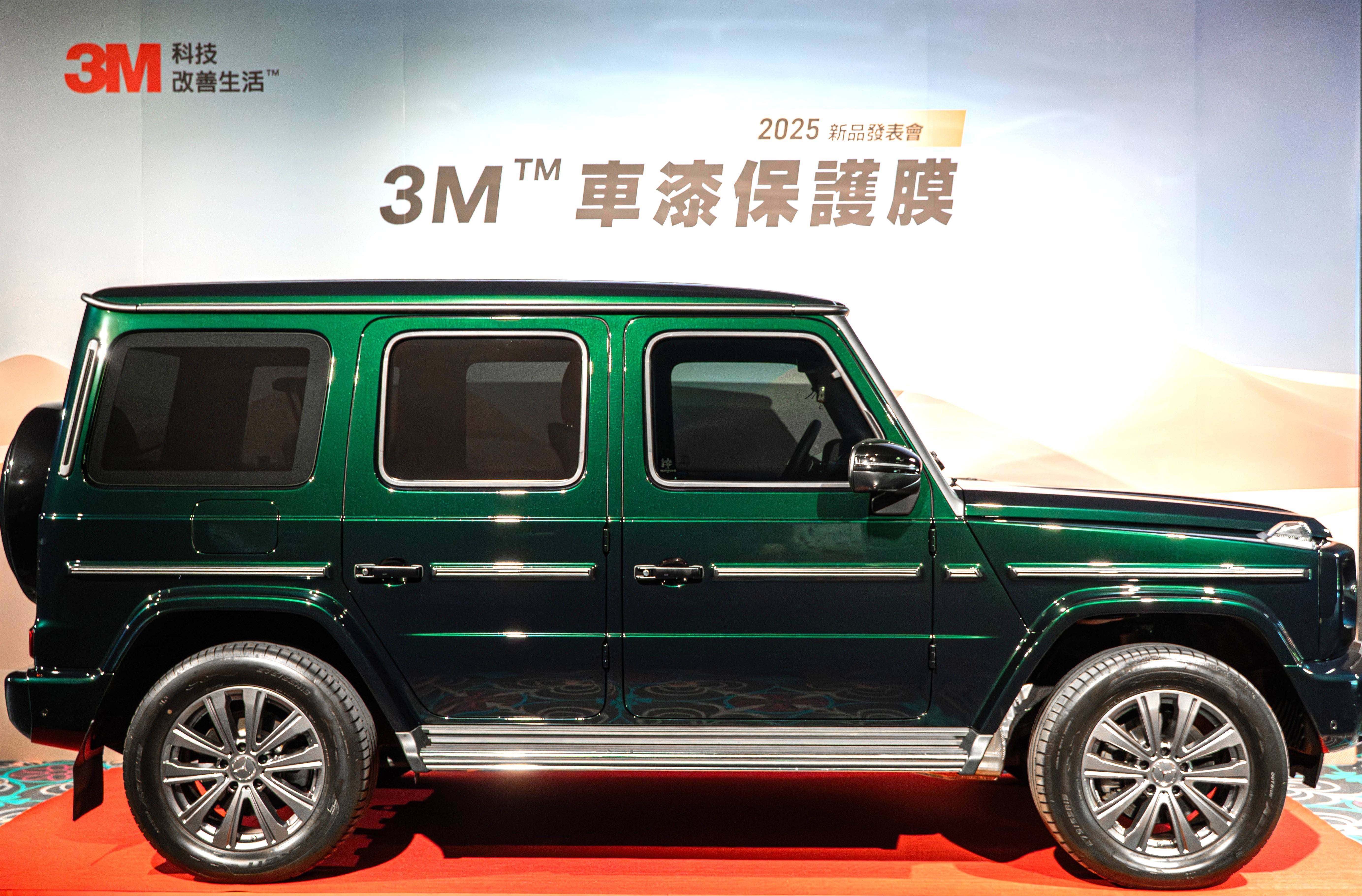 圖一_3M推出全新3M™ 車漆保護膜高光 150 系列 以「強效防護」、「疏水抗汙」、「增豔亮白」為產品亮點 (3M提供)